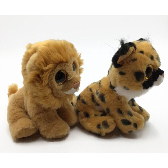 Ty Beanie Boos Jungle Animals Stripes Zebra Ellie Elephant Louie Lion Larry Lynx - Picture 3 of 12